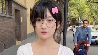 Street interview with a sweet girl in high school who likes truth or dare