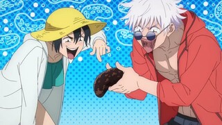 Riko And GOJO Satoru Playing At The Beach-  呪術廻戦 第 | Jujutsu Kaisen Season 2 Episode 3 Eng Sub