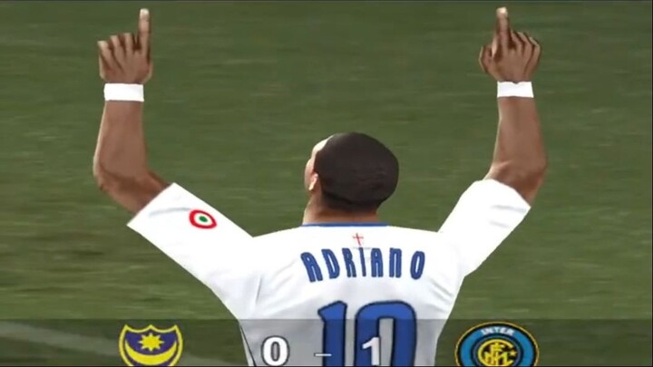 🔥 ¡PARED IMPRESIONANTE Y GOLAZO! Adriano destruye el área en PES 6 🔵⚫ #Shorts