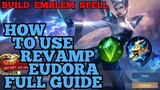 How to use revamp Eudora guide & best build mobile legends