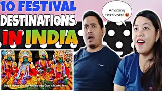 10 Festival Destinations in India | Filipino Couple Reaction