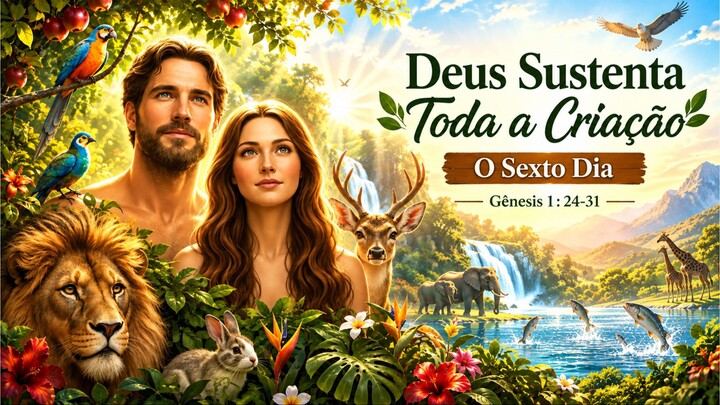 Deus  Sustenta A Criação- O SEXTO DIA.