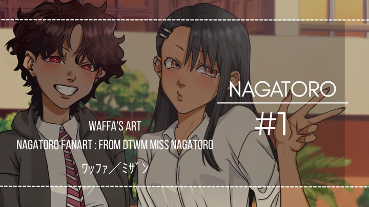 Fanart Oc dan Nagatoro-san! #1 (speedart)