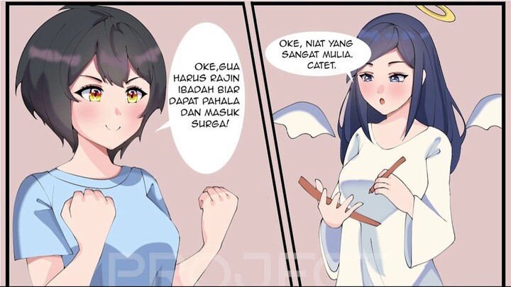 Rajin Ibadah Kok?.... [Comic Dubbing Indonesia] #komikdubbing