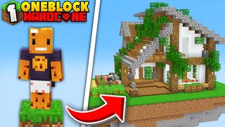 The BEST START EVER on ONE BLOCK Minecraft