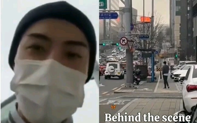 [Sehun Oh] Turns out yesterday’s Instagram live was filmed like this—hahaha!