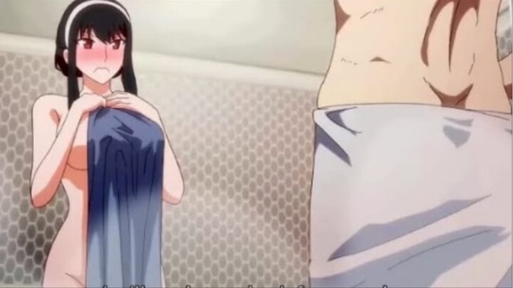 Mandi bareng ayang ujung ujungnya main di kamar mandi🫢💦💦Anime 21+, No sensor