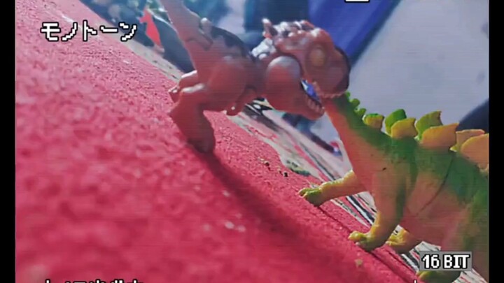 bertempur dino