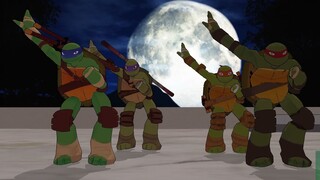 Turtle bastards also skip the third subject! [Teenage Mutant Ninja Turtles][MMD]