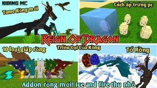 Cách Tải Và Cài Addon Triều Đại Của Rồng Siêu phẩm Mới Nhất Cho Mcpe 1.16.100+ | KIDING MC