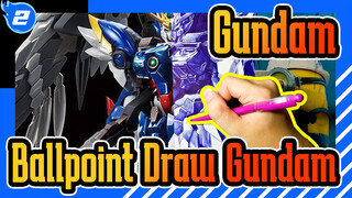 Gundam|Have a hand on it? Use Ballpoint pen drawing Gundam_2