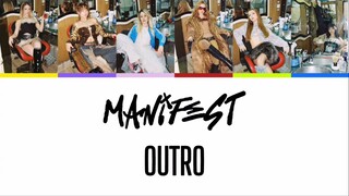 manifest｜Outro - Lyrics Music Video (Renk Kodlu)