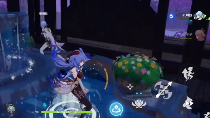 [Genshin Impact · Dust Song Pot] I fooled a friend to play escape room