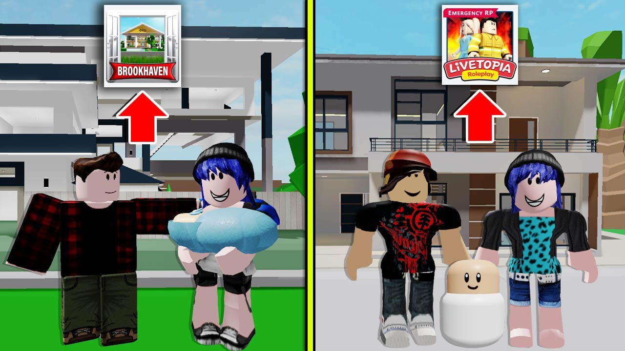 QUAL JOGO É MELHOR BROOKHAVEN RP OU LIVETOPIA ROLEPLAY ROBLOX ? 