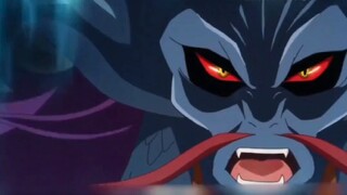 Alu transformed into Super Sai Ajin and defeated the strong enemy and started eating skewers on the 