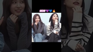 SATZU is cute 😁 #twice #sana #tzuyu #satzu #withyouth #onespark