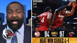 NBA TODAY | Kendrick Perkins reacts to Victor Oladipo shines as short-handed Heat close out Hawks