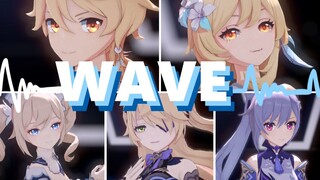 【原神MMD】荧翻唱了「WAVE」？舞蹈帅炸