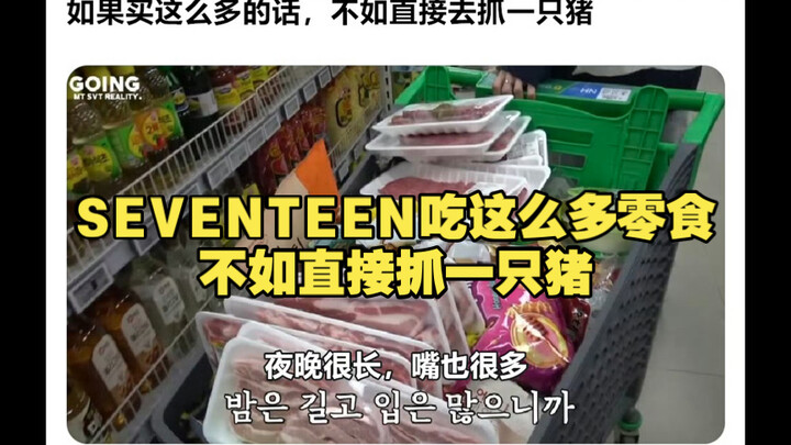 [Bài đăng hot trên mạng Hàn] SEVENTEEN ăn nhiều đồ ăn vặt thế này trong một ngày, thà bắt luôn một c