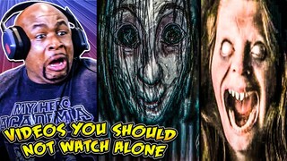 20 Scary Videos You Should Not Watch Alone REACTION