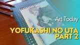Coloring yofukashi no uta || Part 2