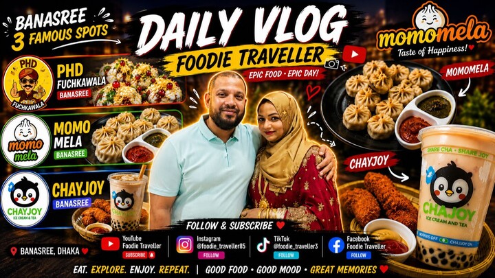 Banasree Food Tour • Food Hunt • Daily Vlog • Restaurant Visit • Food Review • Dhaka Food Vlog