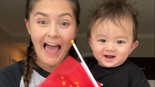 Bà mẹ Mỹ 30 tuổi trải qua một ngày Quốc khánh tại Vũ Hán