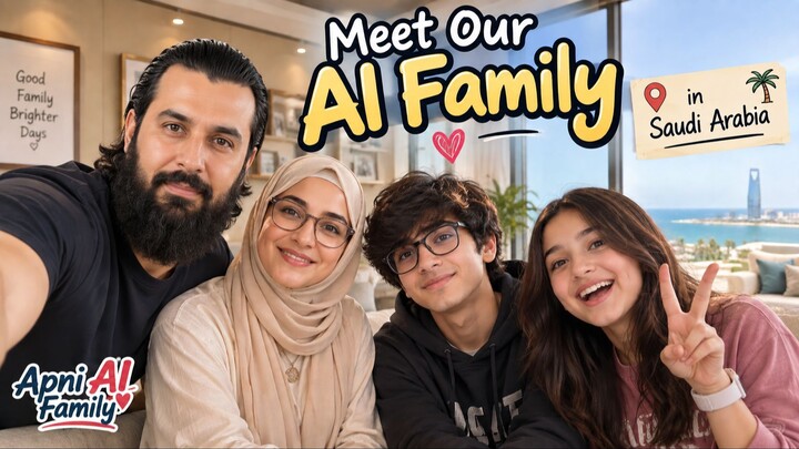 Meet Our AI Family in Saudi Arabia 🇸🇦 | Apni AI Family