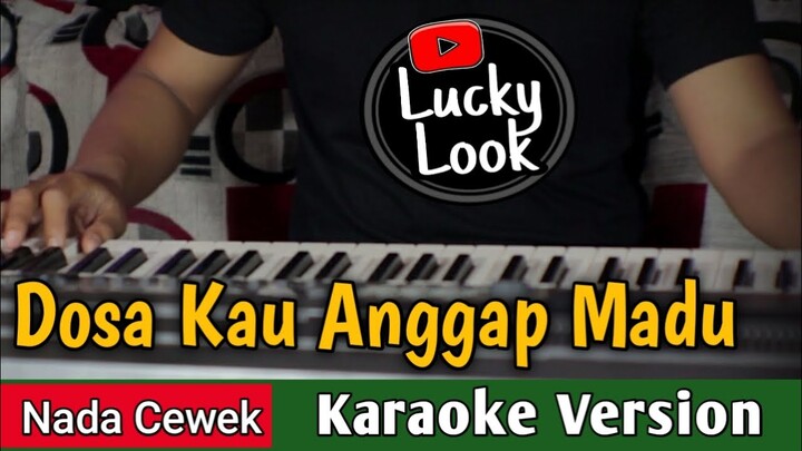 Dosa Kau Anggap Madu - Jhonny Iskandar | Karaoke Nada Cewek
