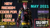 *May 2021* Call Of Duty Mobile New Redeem Code | Codm Redeem Code Garena