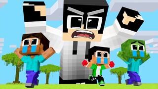Monster School : Evil Wolf Eat Zombie Brothers When Home Alone  - Sad Story - Minecraft Animation