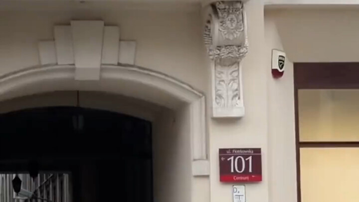 الكلب يرمي الكرة عمداً إلى الطابق السفلي ليجعل المارة يلعبون معه.