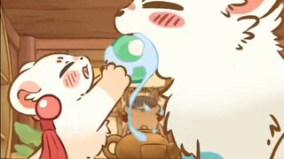 一个敢吐一个敢吃