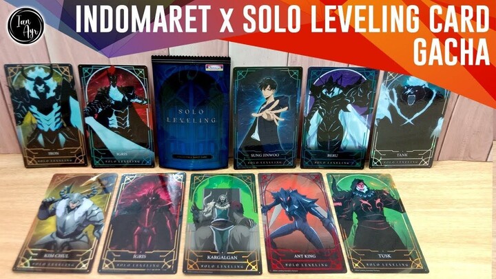 [ GACHA ] Indomaret x Point Coffee x Solo Leveling 나 혼자만 레벨업 Tarot Card Kartu Sung Jin-woo 성진우 Anime