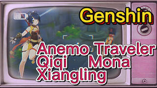 Pyro Traveler Xiangling Amber Chongyun