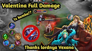 Valentina Full Damage,sekali kombo musuh ilang !!