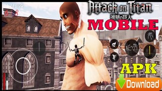 Attack on Titan Mobile Edition Gameplay Android New Mobile Titan Game OFFLINE  2021