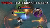 THIS IS WHY THEY HATE SUPPORT SELENA | Lian TV | Mobile Legends