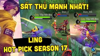 MLBB | LING SEASON 17: 10 PHÚT 21 MẠNG, GANK 3 ĐƯỜNG! TEAM BẠN  KHÔNG PHÁ NỔI TRỤ! | Tốp Mỡ Gaming