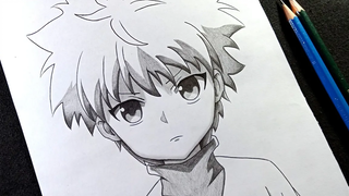 วิธีการวาด killua zoldyck - ฮันเตอร์ x ฮันเตอร์ คาร่า กัมบาร์ อนิเมะ
