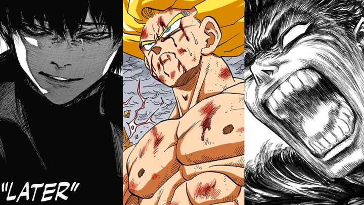 The changes of the main characters of those comics every 100 chapters