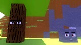 ต้นไม้กับหินคุยกันอย่างฮา | Minecraft Animation