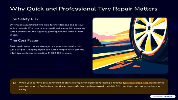 Find the Best Tyre Repair Shop Near Me for Fast and Professional Service