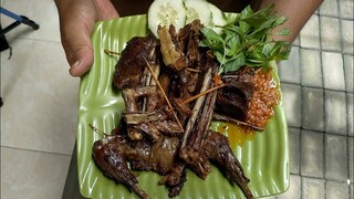 GANAS BIKIN KETAGIHAN !!! SARAPAN BURUNG TAMBAK DENGAN SAMBEL BAWANG - kuliner gresik