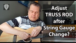 Martin Guitar Truss Rod Adjustment After String Gauge Change | Edwin-E