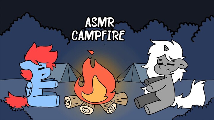 CAMP FIRE ASMR ANIMATION.