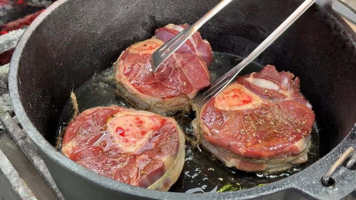 明火执仗系列 烤面包炖羊膝