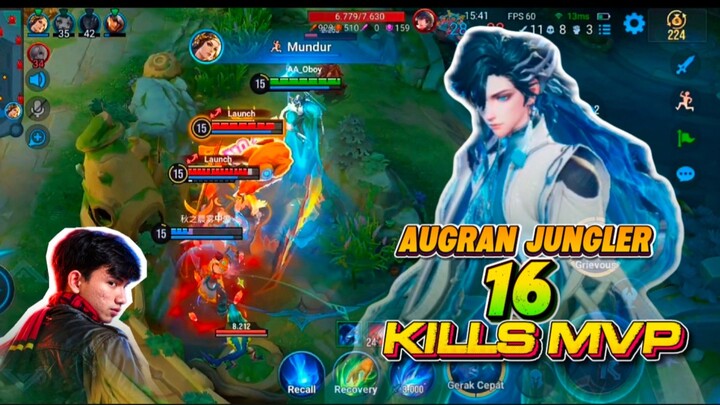 AUGRAN FASTEST JUNGLER IN HONOR OF KINGS