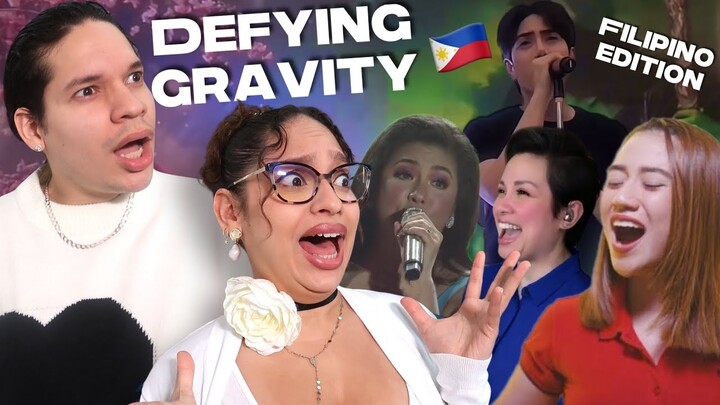 HE IS PERFECT! Waleska & Efra react to Filipino Singers vs 'Defying Gravity from Wicked