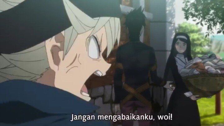 Gambarin Asta yg lagi2 marah sambil teriak karena diabaikan Yuno